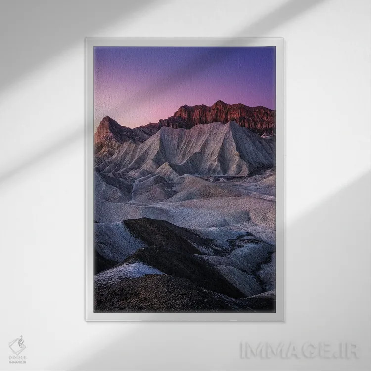 تابلو دکوراتیو نقطه اثر فابیو آنتنور - نمای قابدار سفید