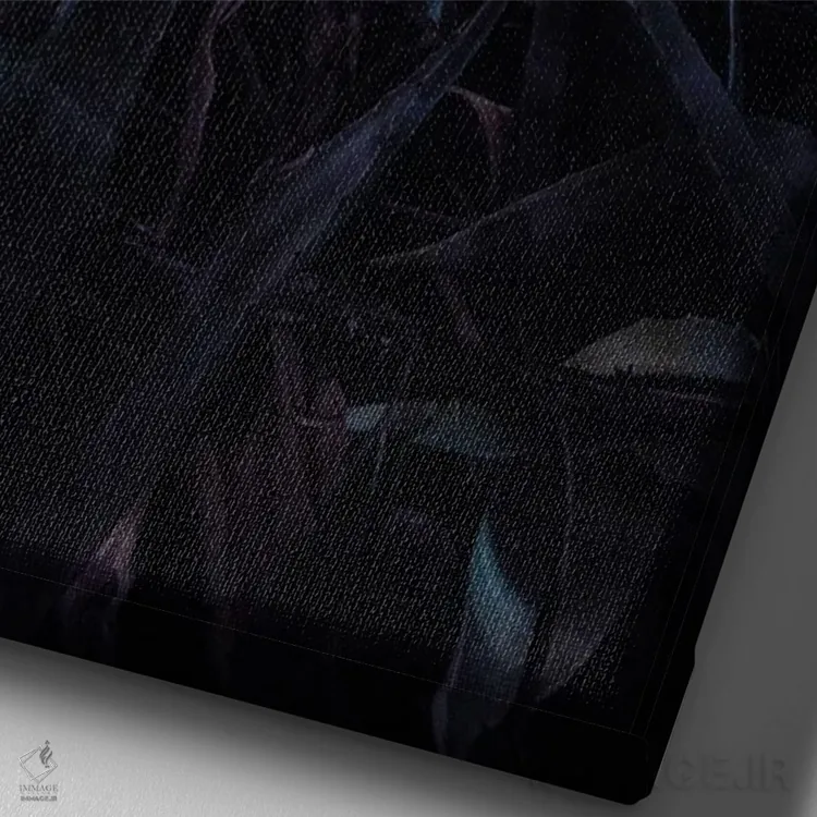 تابلو دکوراتیو لمس آسمان اثر فابیو آنتنور - نمای نزدیک بافت بوم