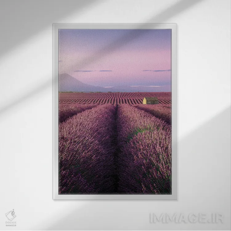 تابلو دکوراتیو تا بی نهایت اثر فابیو آنتنور - نمای قابدار سفید