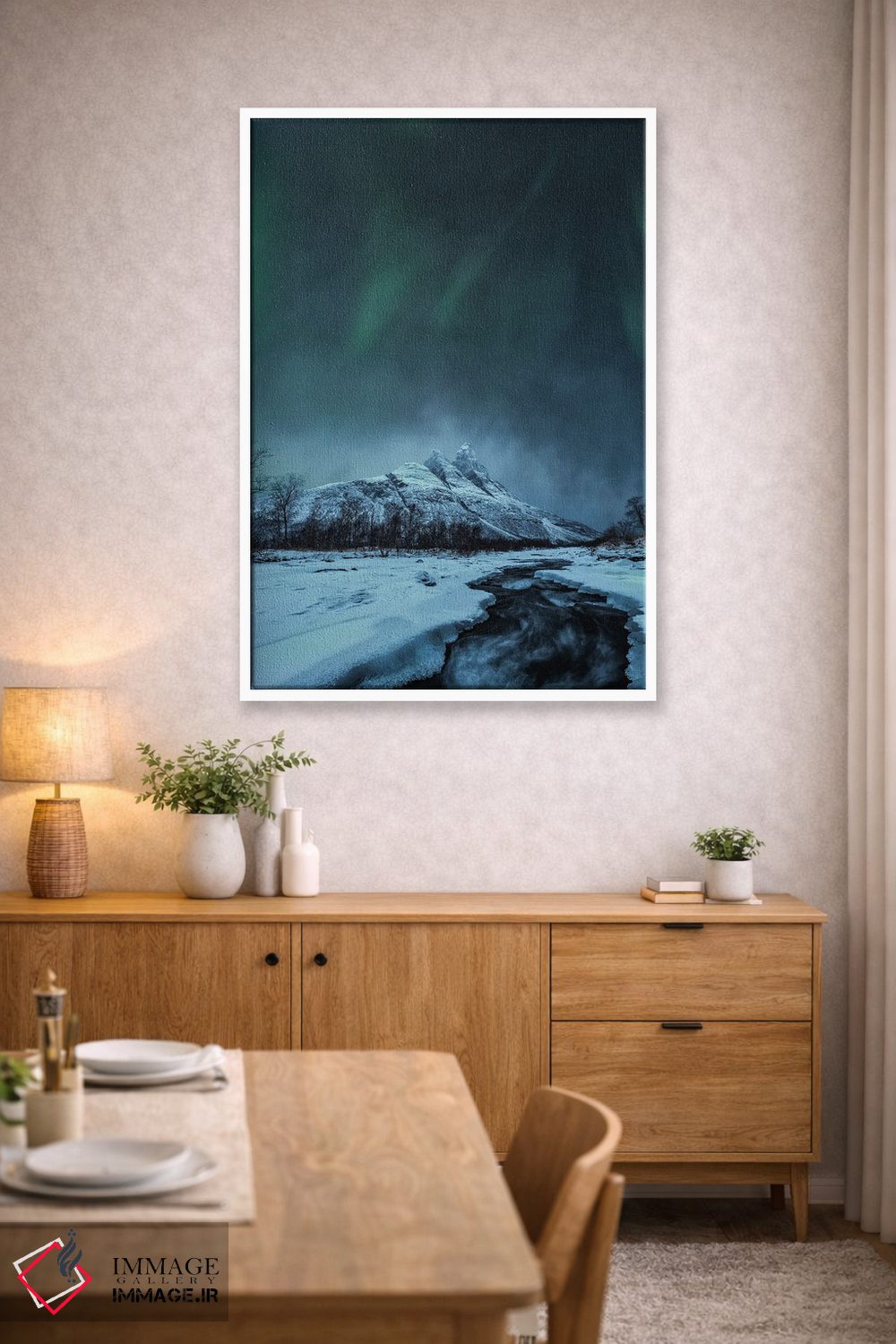 تابلو دکوراتیو سه قله اثر فابیو آنتنور - D3W