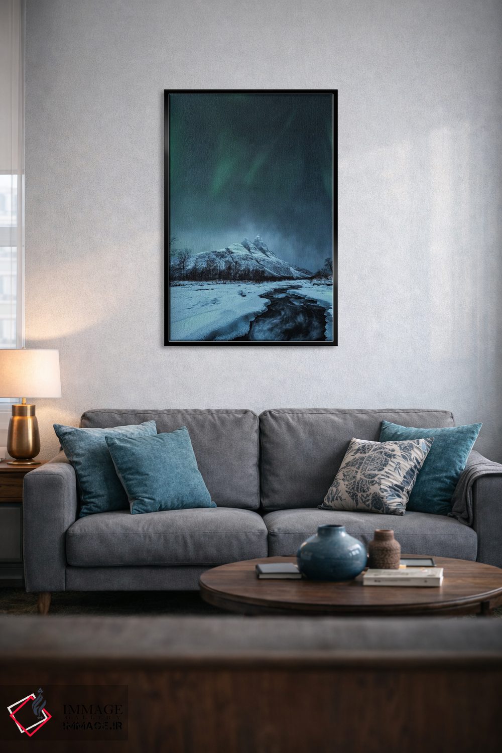 تابلو دکوراتیو سه قله اثر فابیو آنتنور - D5B