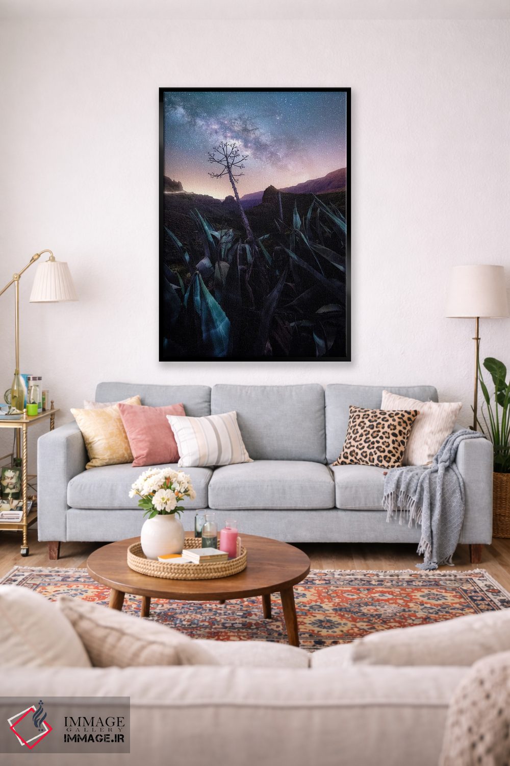 تابلو دکوراتیو لمس آسمان اثر فابیو آنتنور - D1B