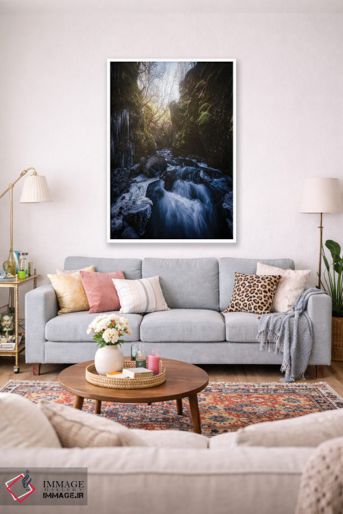 تابلو دکوراتیو رودخانه دره اثر فابیو آنتنور - D1W