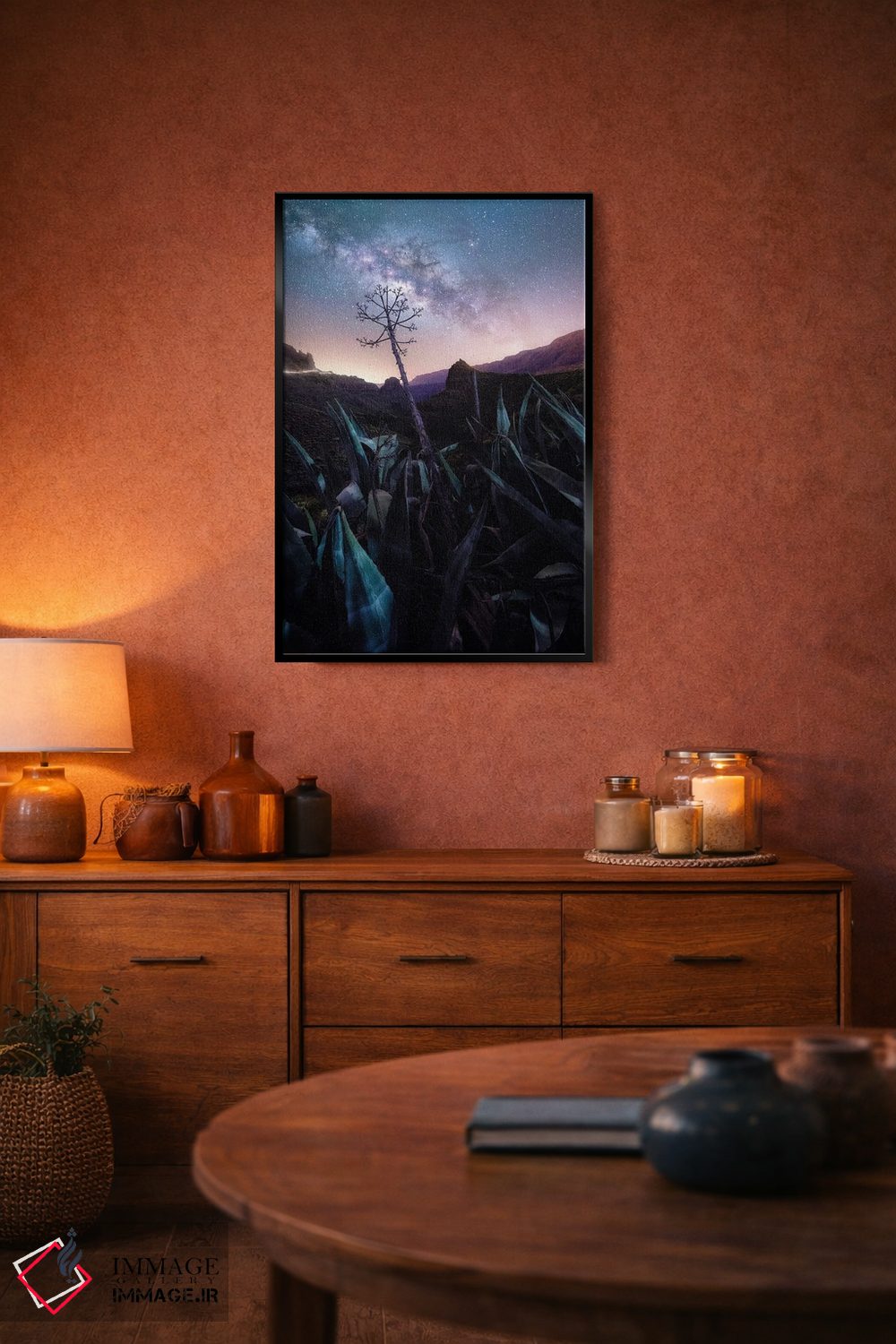 تابلو دکوراتیو لمس آسمان اثر فابیو آنتنور - D5B