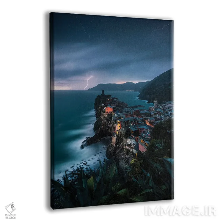 تابلو دکوراتیو طوفان ورناتزا اثر فابیو آنتنور - نمای پرسپکتیو محصول