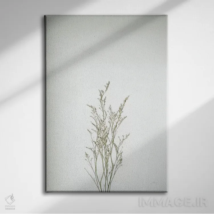 تابلو مدرن ساقه های ساده پنجم اثر فلیسیتی بردلی - نمای روبهرو روی دیوار