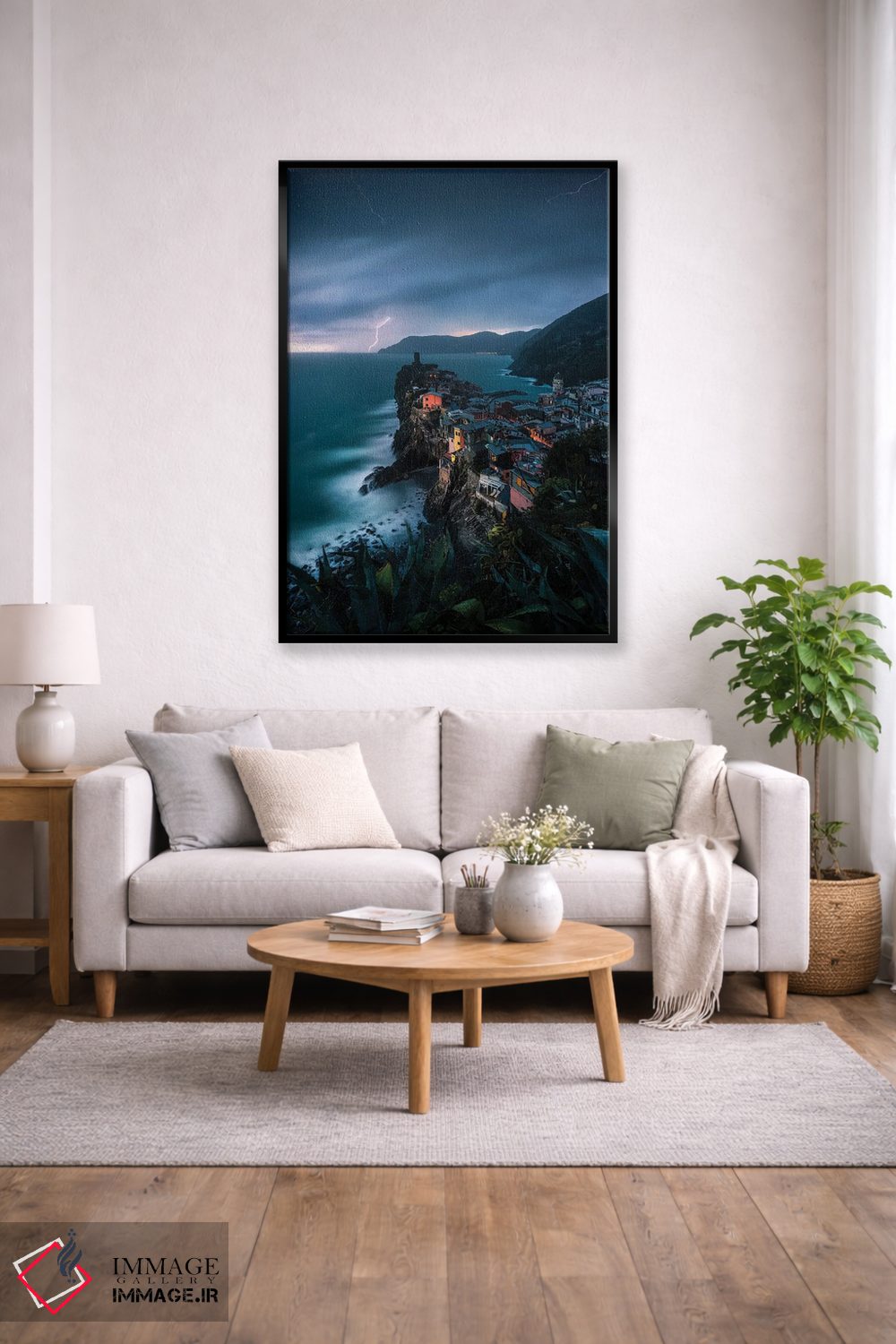 تابلو دکوراتیو طوفان ورناتزا اثر فابیو آنتنور - D2B