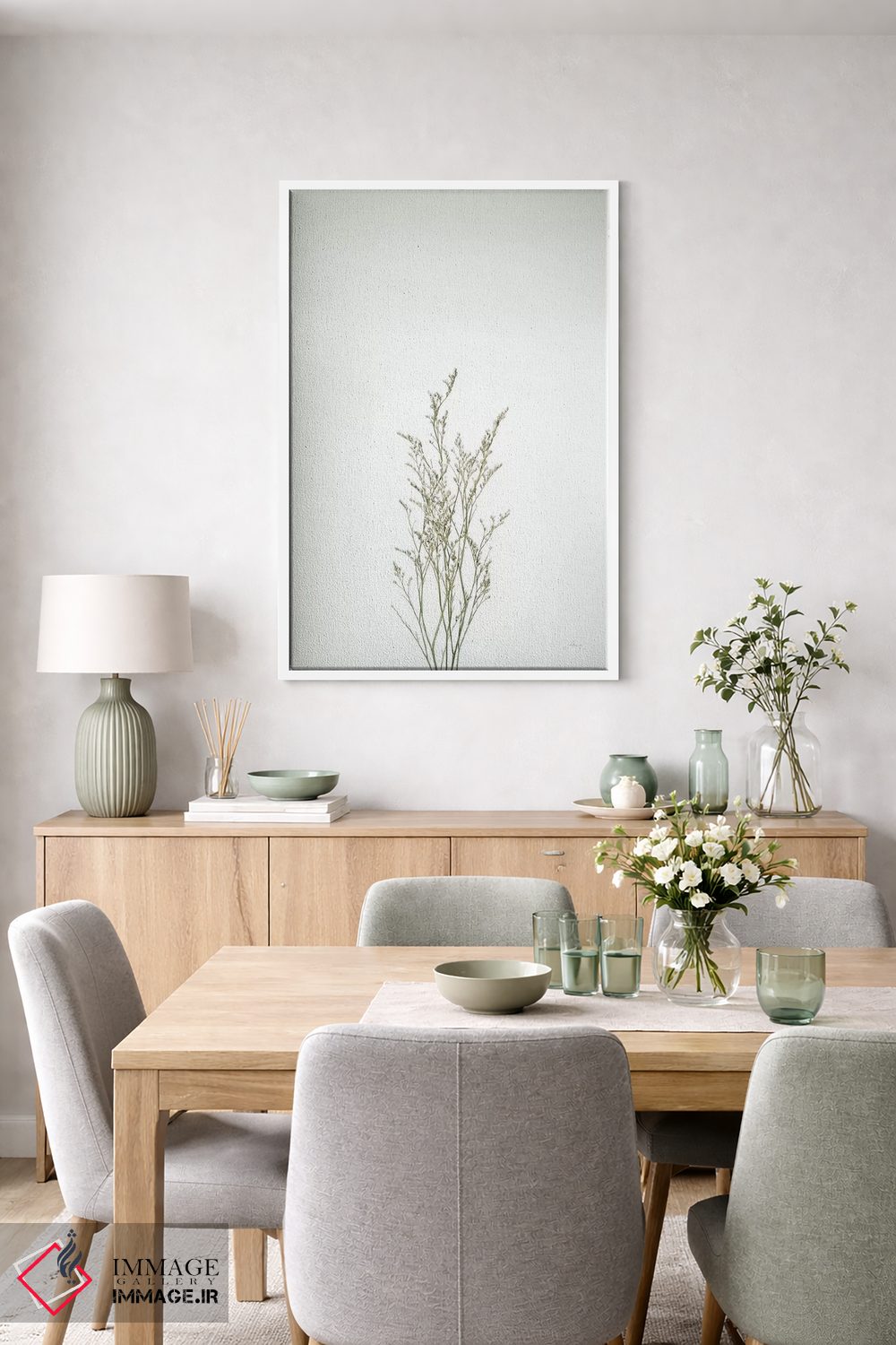 تابلو مدرن ساقه های ساده پنجم اثر فلیسیتی بردلی - D5W