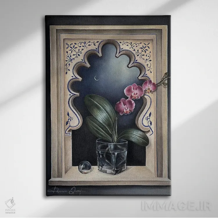 تابلو کلاسیک اما اثر فلورنسیا دگراف - نمای روبهرو روی دیوار