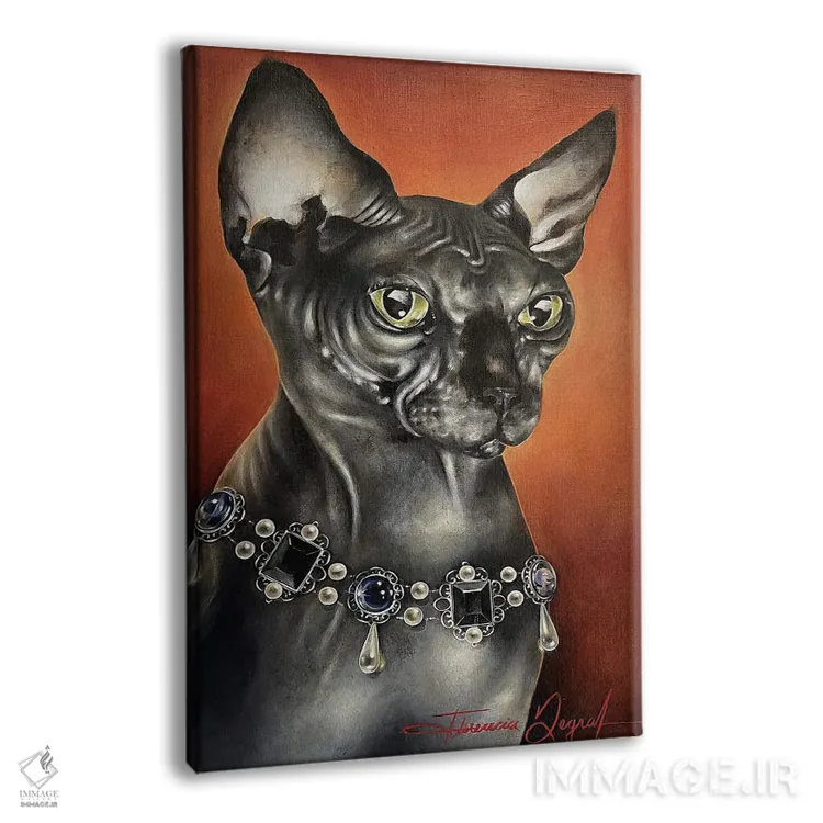 تابلو دکوراتیو پریسمو اثر فلورنسیا دگراف - نمای پرسپکتیو محصول