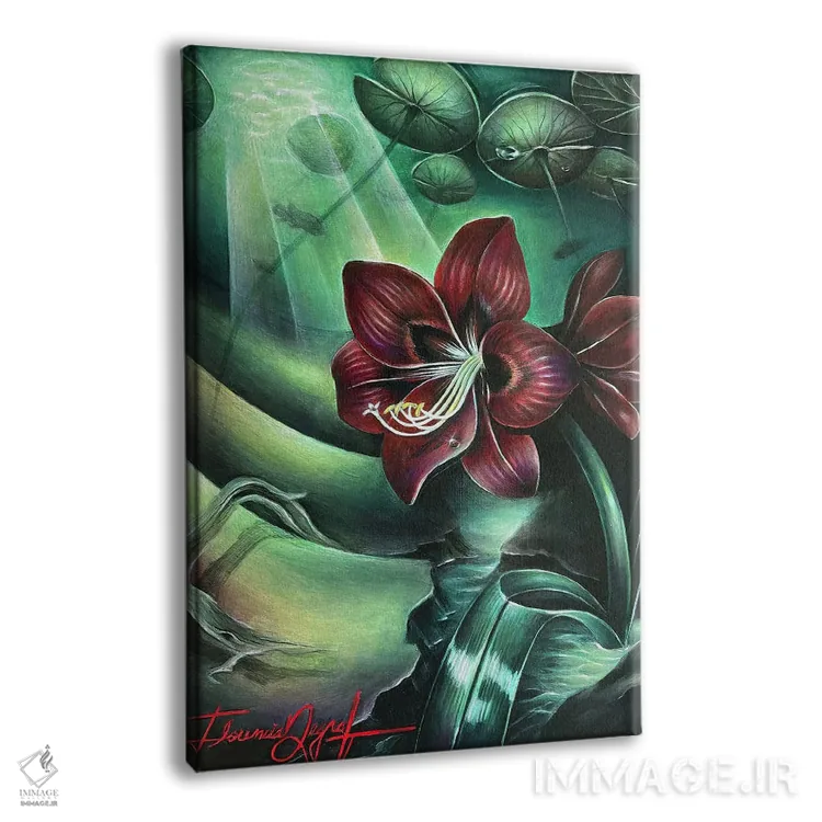 تابلو دکوراتیو تولد دوباره اثر فلورنسیا دگراف - نمای پرسپکتیو محصول