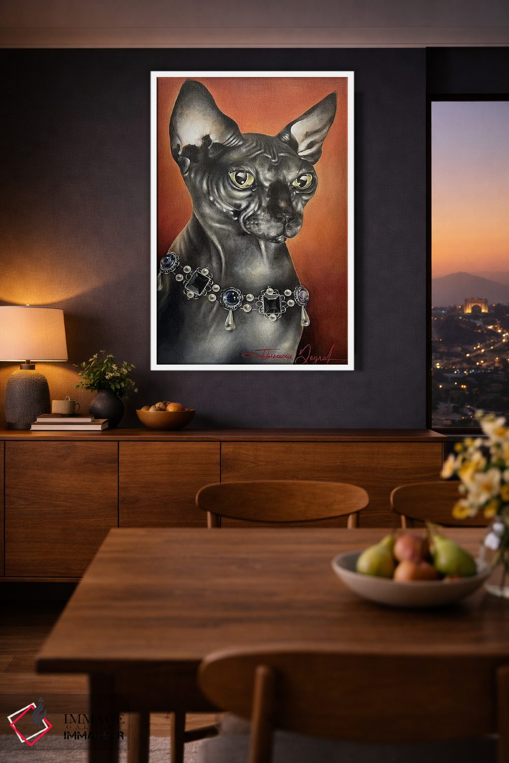 تابلو دکوراتیو پریسمو اثر فلورنسیا دگراف - D4W