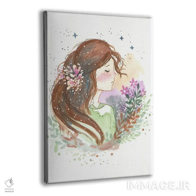 تابلو دکوراتیو هاله الهی اثر اف ان کی دیزاینز - نمای پرسپکتیو محصول