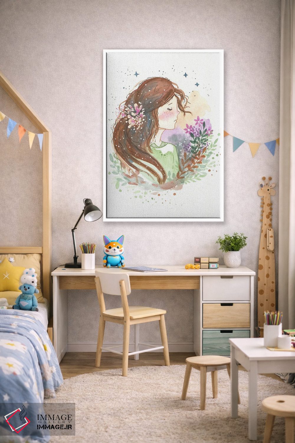 تابلو دکوراتیو هاله الهی اثر اف ان کی دیزاینز - D1W