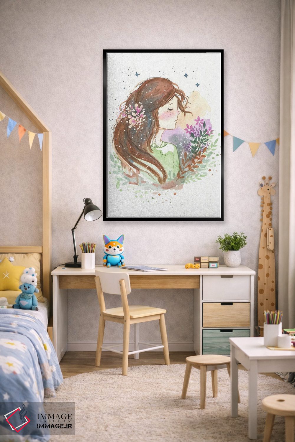 تابلو دکوراتیو هاله الهی اثر اف ان کی دیزاینز - D2B