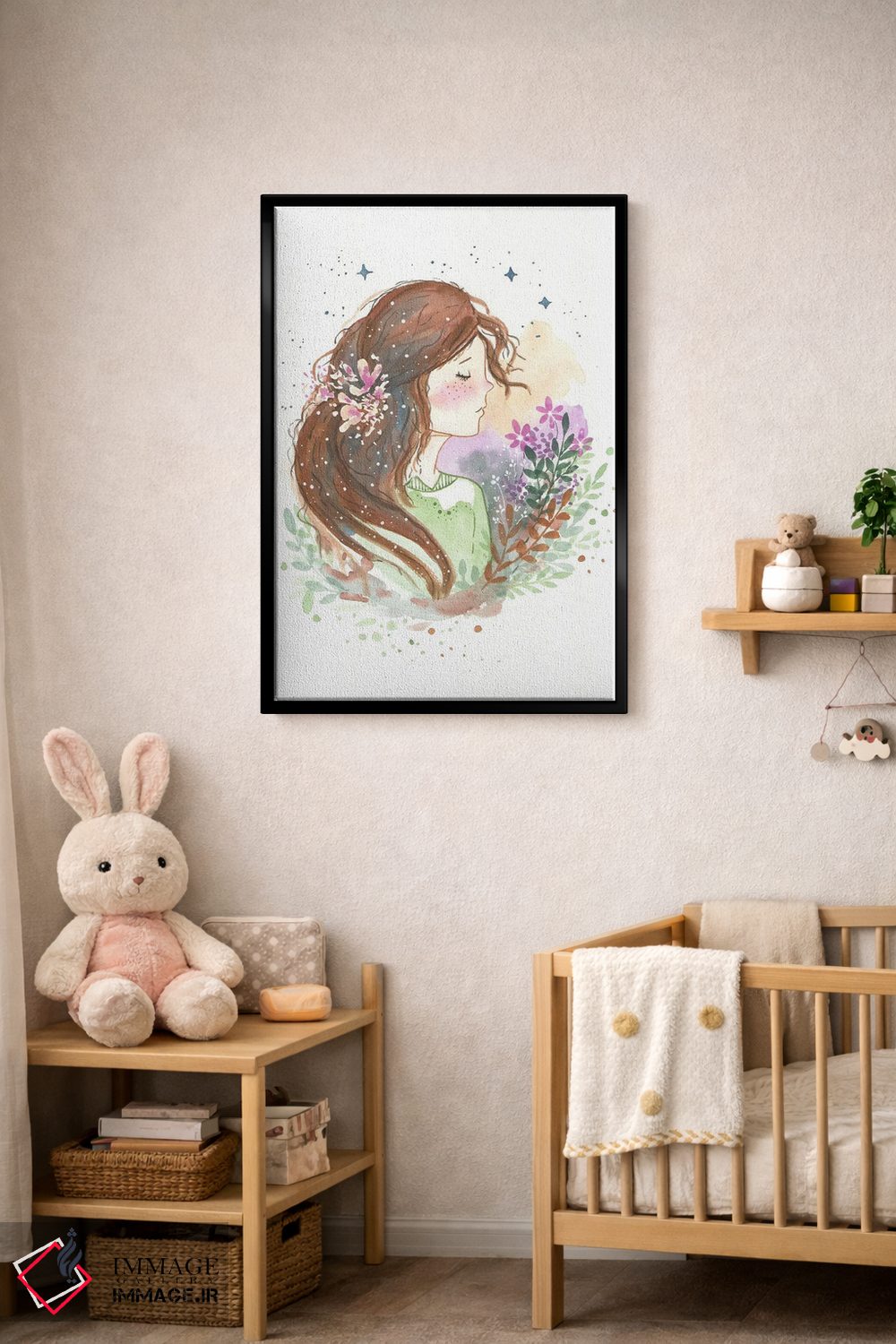 تابلو دکوراتیو هاله الهی اثر اف ان کی دیزاینز - D5B