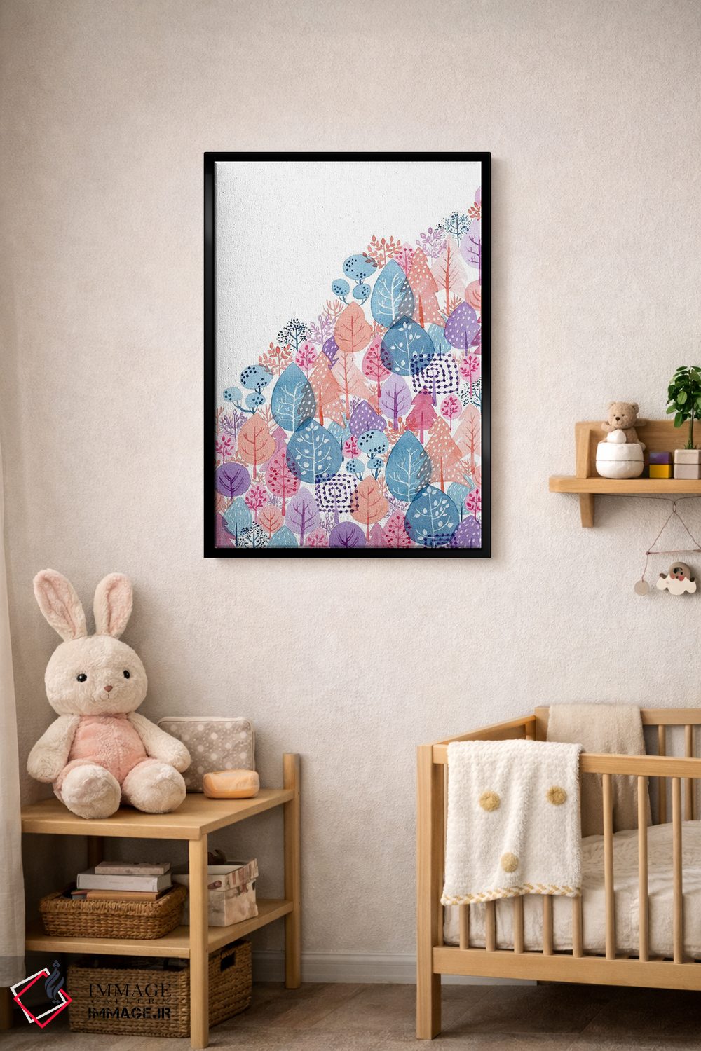 تابلو دکوراتیو نور عصرگاهی اثر اف ان کی دیزاینز - D4B