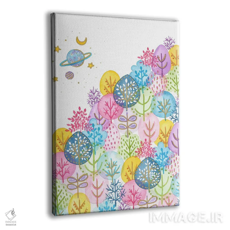 تابلو دکوراتیو ژوپیتر اثر اف ان کی دیزاینز - نمای پرسپکتیو محصول