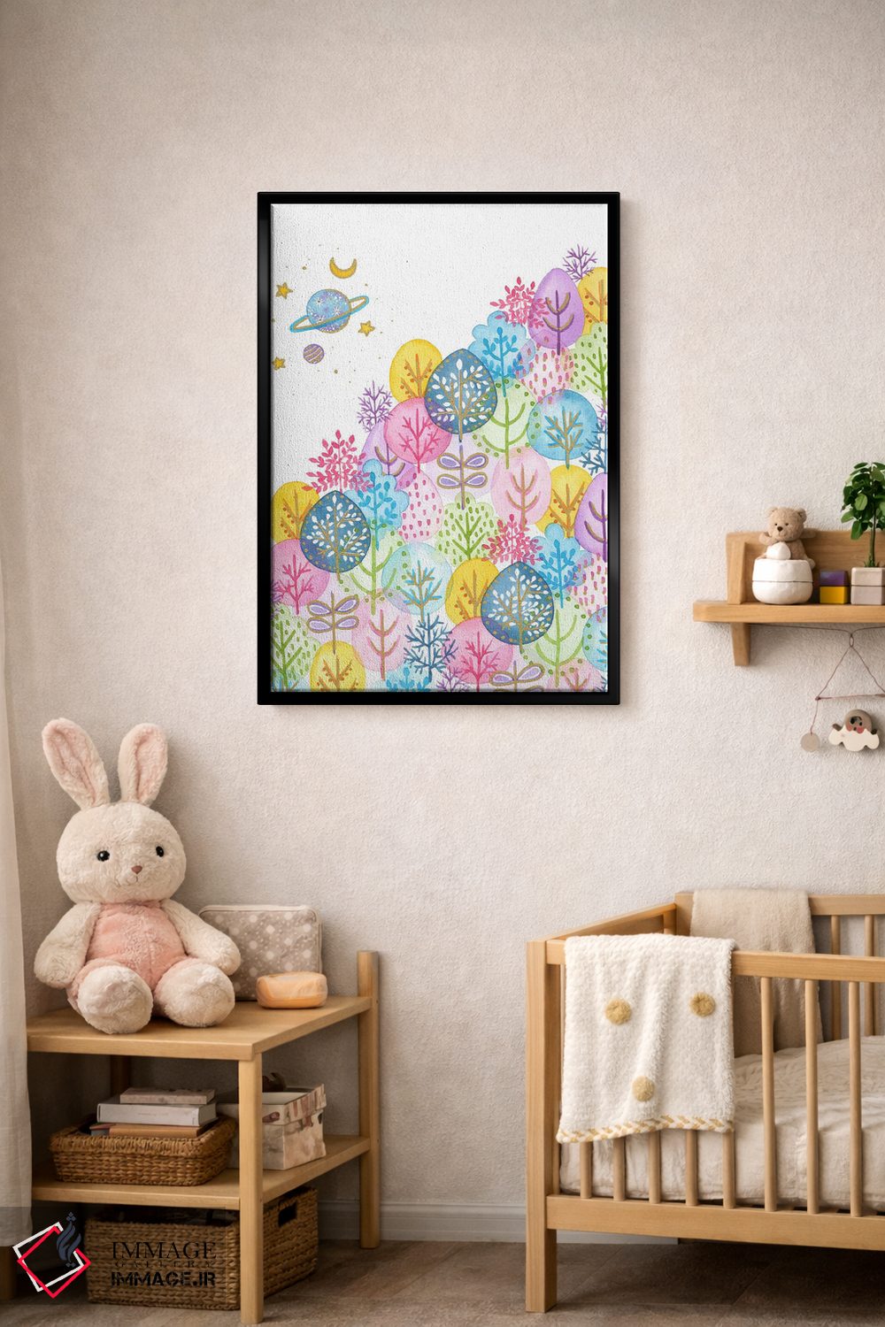 تابلو دکوراتیو ژوپیتر اثر اف ان کی دیزاینز - D3B