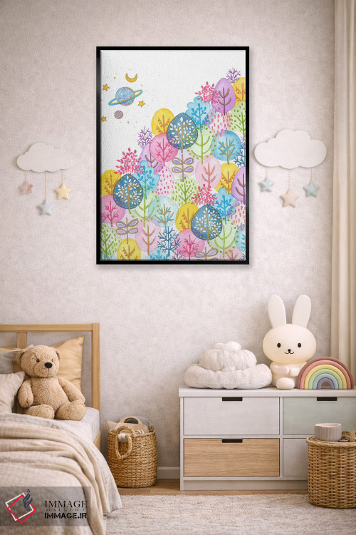 تابلو دکوراتیو ژوپیتر اثر اف ان کی دیزاینز - D5B