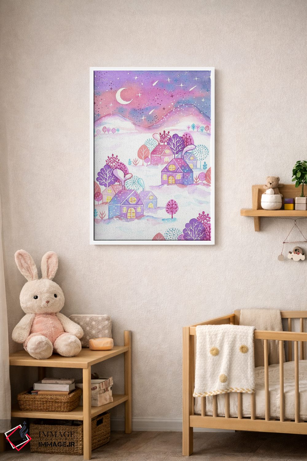 تابلو دکوراتیو گم شده در رنگ های عصر اثر اف ان کی دیزاینز - D2W