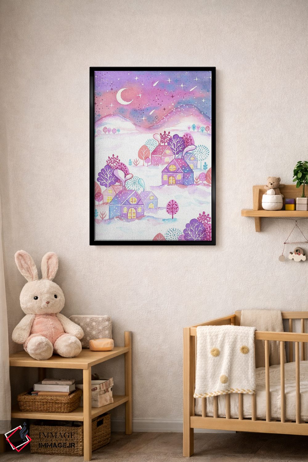 تابلو دکوراتیو گم شده در رنگ های عصر اثر اف ان کی دیزاینز - D4B