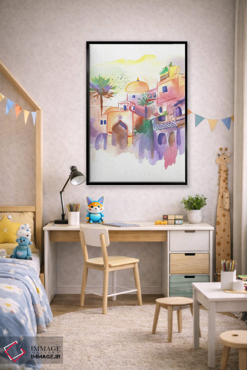 تابلو دکوراتیو سفر مراکش اثر اف ان کی دیزاینز - D2B