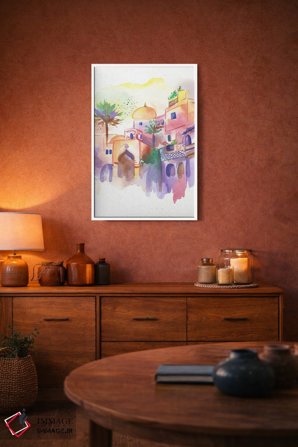 تابلو دکوراتیو سفر مراکش اثر اف ان کی دیزاینز - D3W