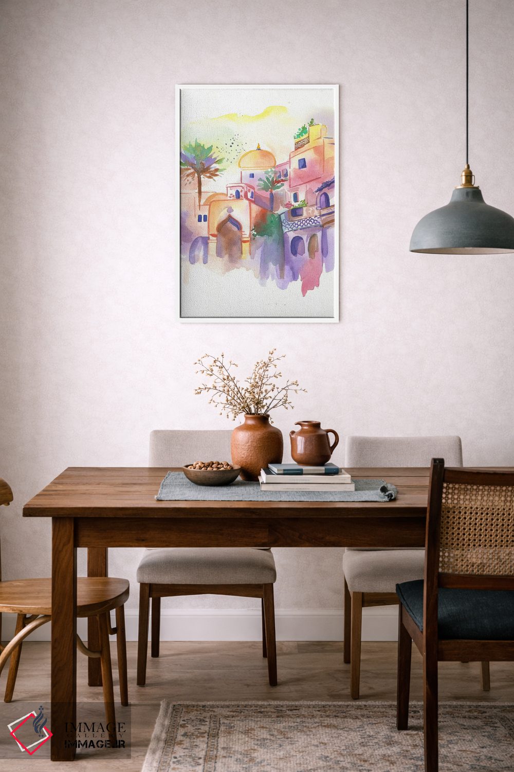 تابلو دکوراتیو سفر مراکش اثر اف ان کی دیزاینز - D6W