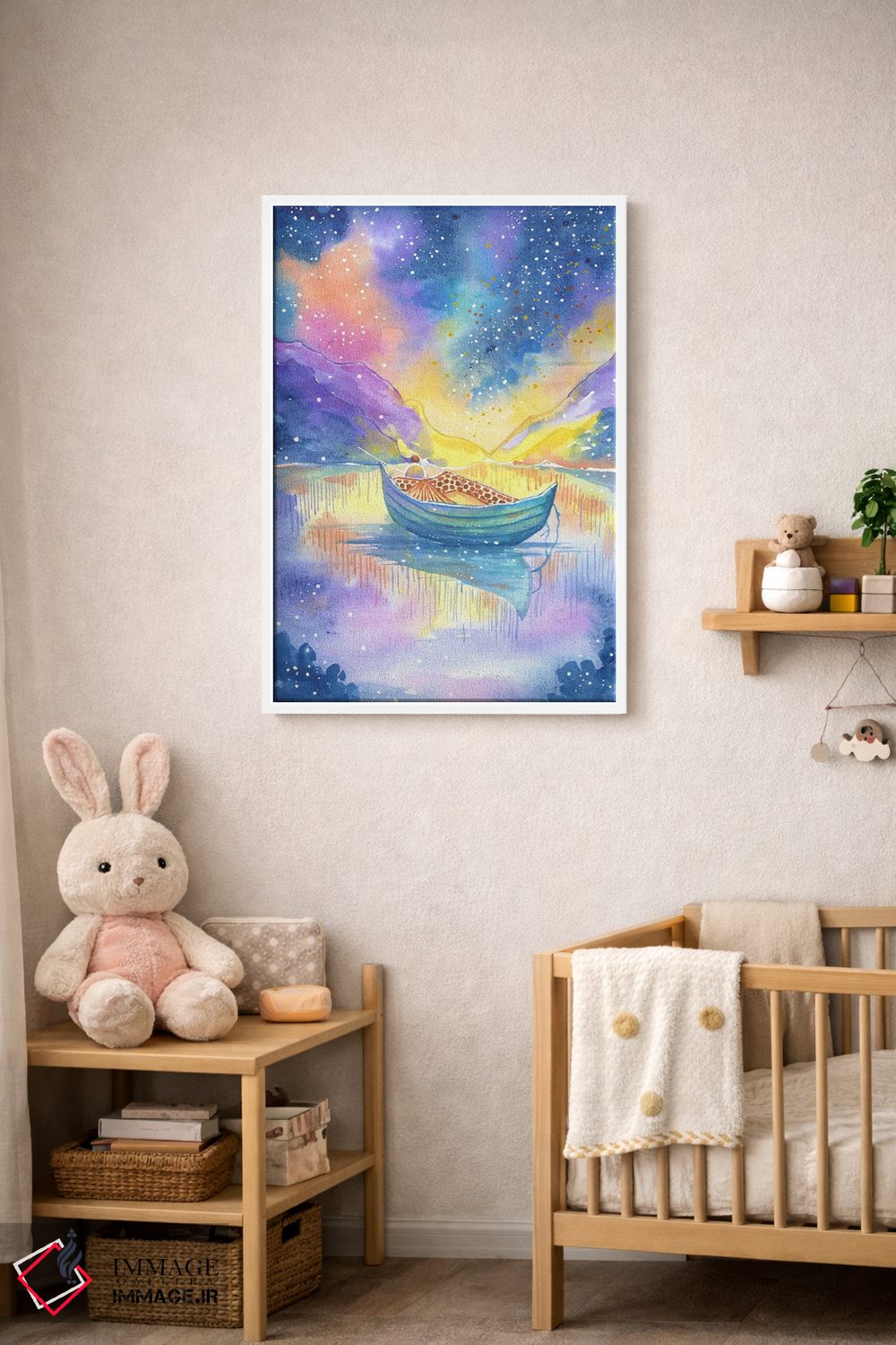 تابلو دکوراتیو یک روز ممکن است جهان را تغییر دهی اثر اف ان کی دیزاینز - D2W