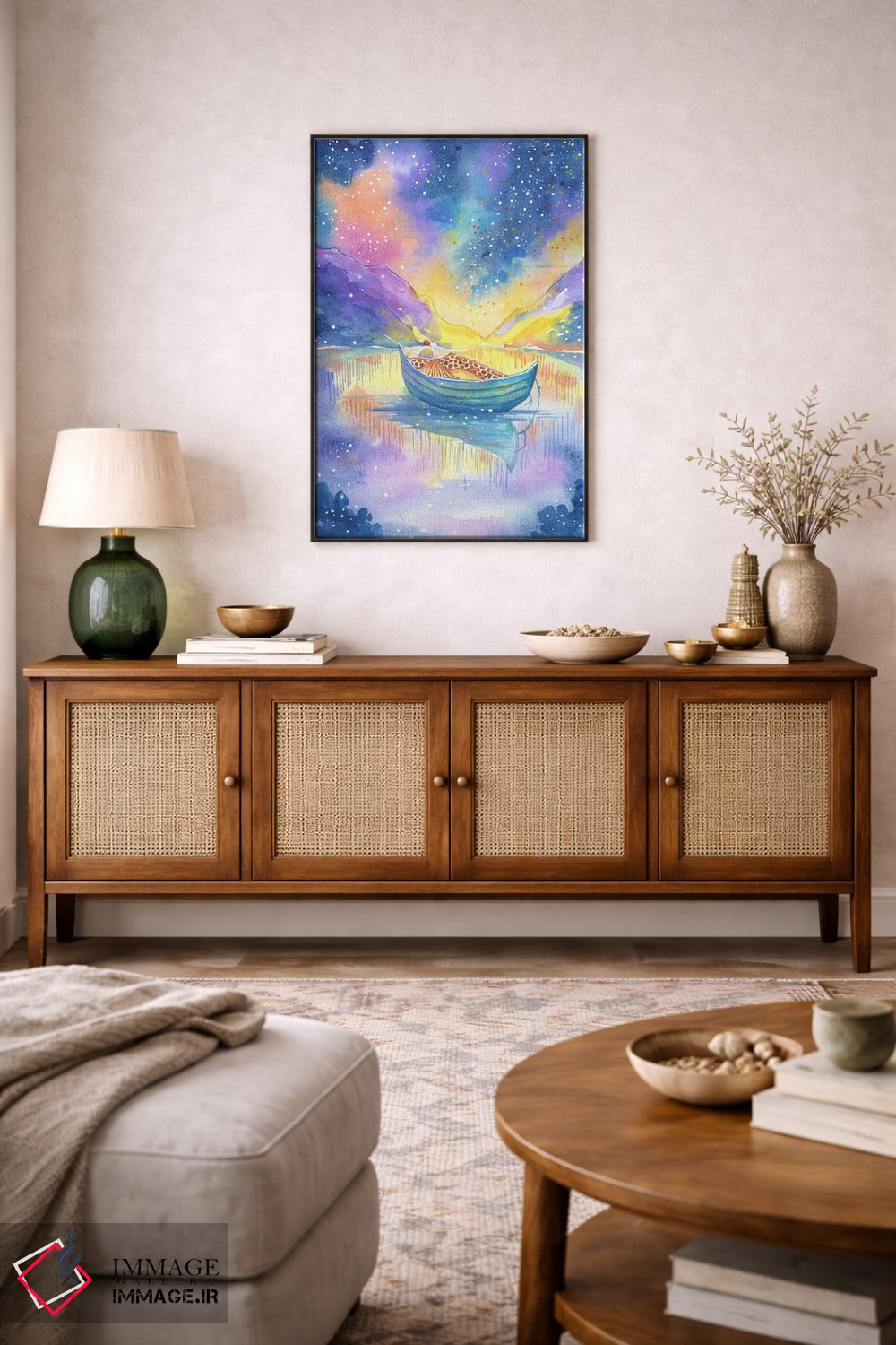 تابلو دکوراتیو یک روز ممکن است جهان را تغییر دهی اثر اف ان کی دیزاینز - D4B