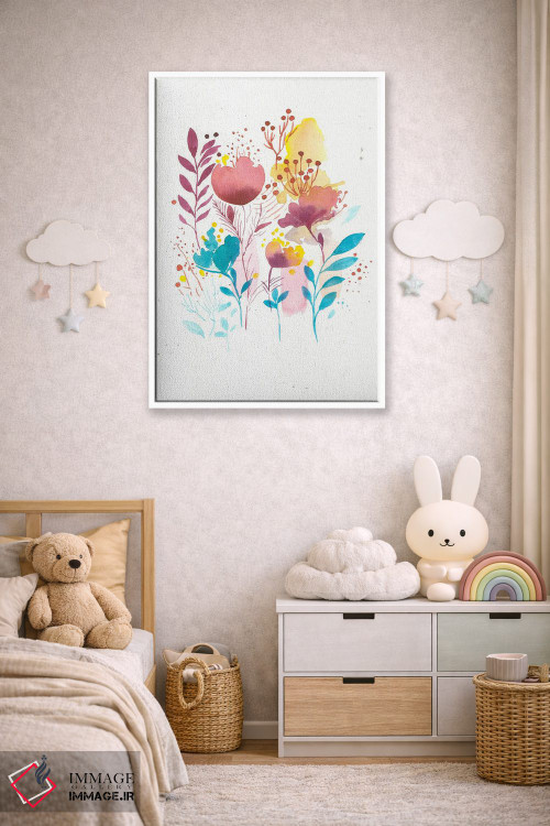 تابلو دکوراتیو طرح گلوله ای اثر اف ان کی دیزاینز - D3W