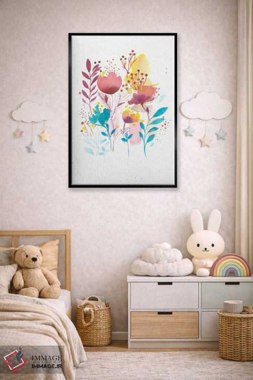 تابلو دکوراتیو طرح گلوله ای اثر اف ان کی دیزاینز - D5B