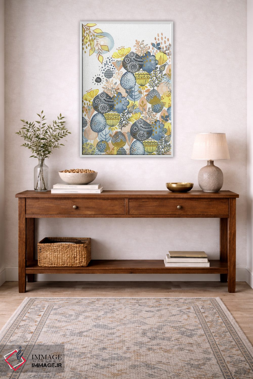 تابلو دکوراتیو بعدازظهر اثر اف ان کی دیزاینز - D3W