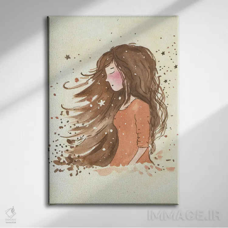 تابلو دکوراتیو آرزو کردن هنگام دیدن ستاره اثر اف ان کی دیزاینز - نمای روبهرو روی دیوار