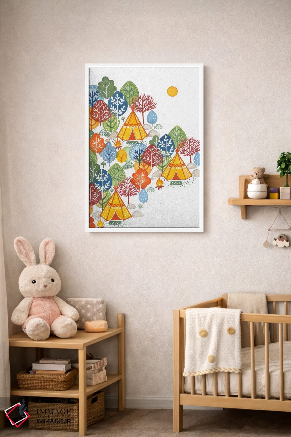 تابلو دکوراتیو اردوگاه تابستانی اثر اف ان کی دیزاینز - D3W