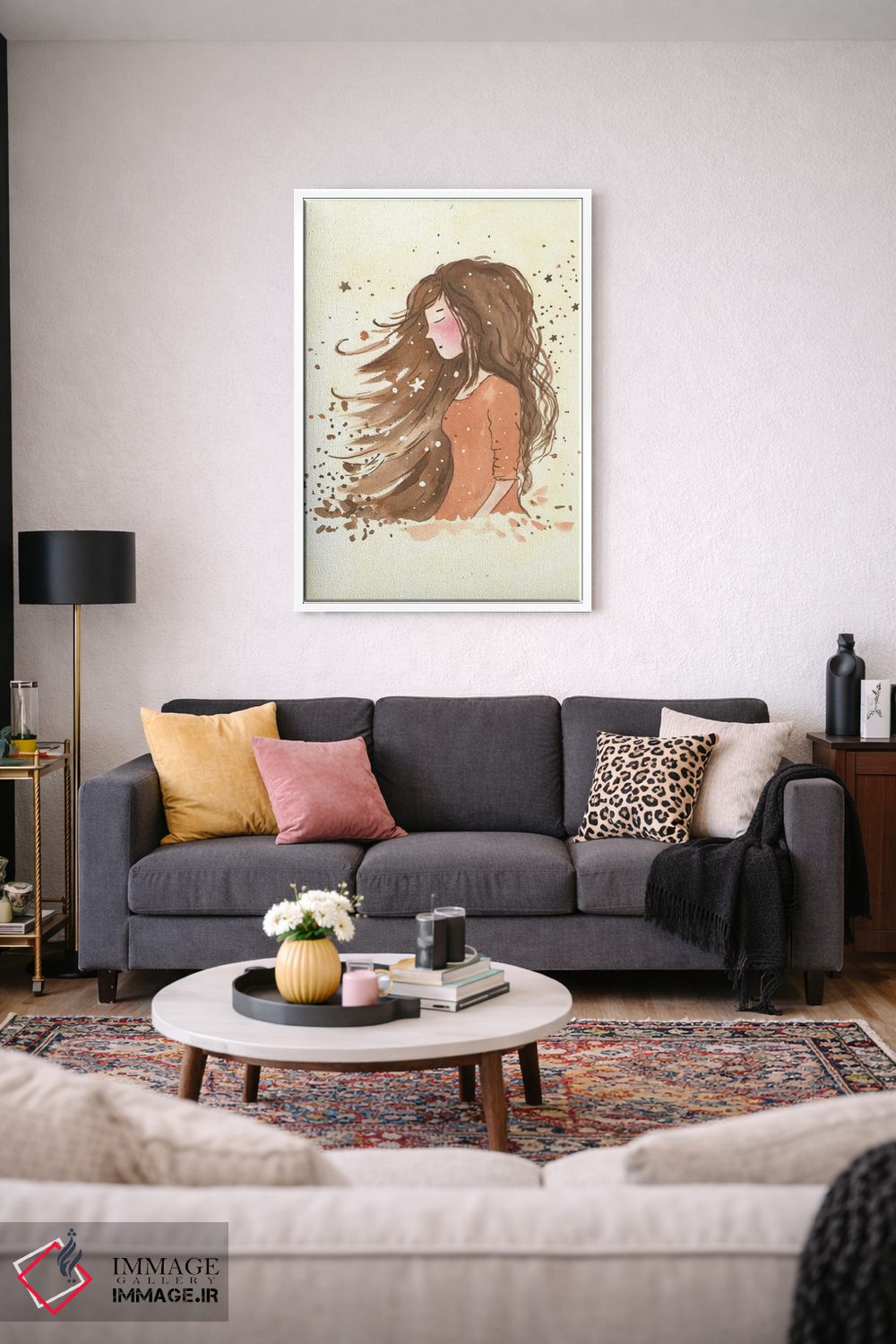 تابلو دکوراتیو آرزو کردن هنگام دیدن ستاره اثر اف ان کی دیزاینز - D3W