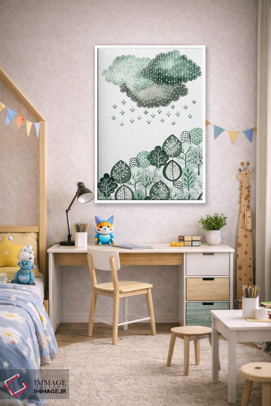 تابلو دکوراتیو برکت آسمانی اثر اف ان کی دیزاینز - D1W