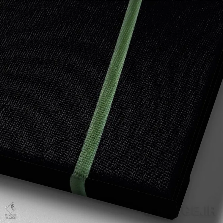 تابلو دکوراتیو لاله طوطی اثر آلیسون فنل - نمای نزدیک بافت بوم