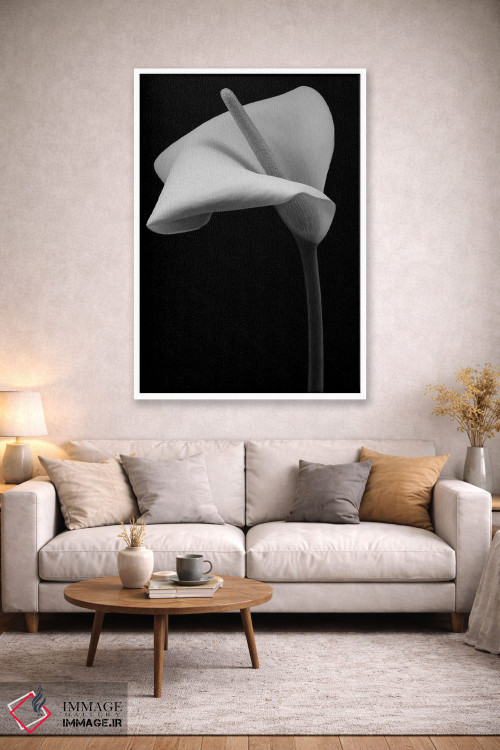 تابلو دکوراتیو گل زنبق آرم اثر آلیسون فنل - D1W