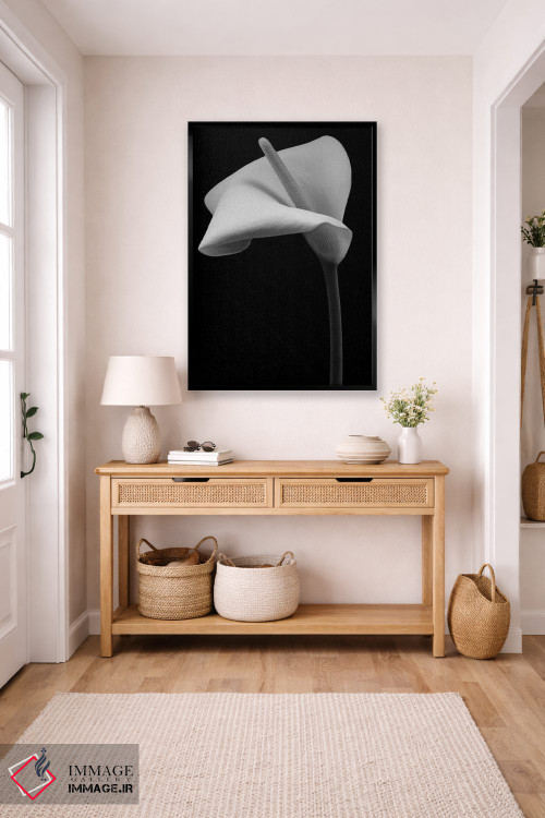 تابلو دکوراتیو گل زنبق آرم اثر آلیسون فنل - D6B