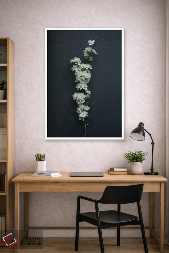 تابلو دکوراتیو شکوفه آلوچه ای اثر آلیسون فنل - D1W
