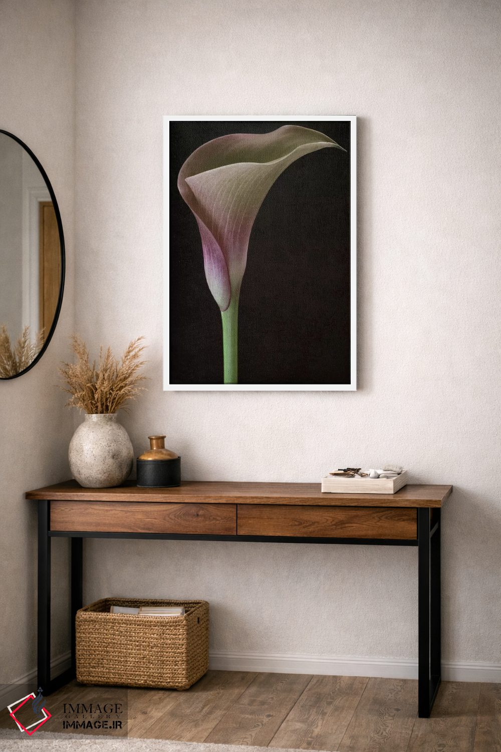 تابلو دکوراتیو گل کاله لیلی ۲ اثر آلیسون فنل - D2W