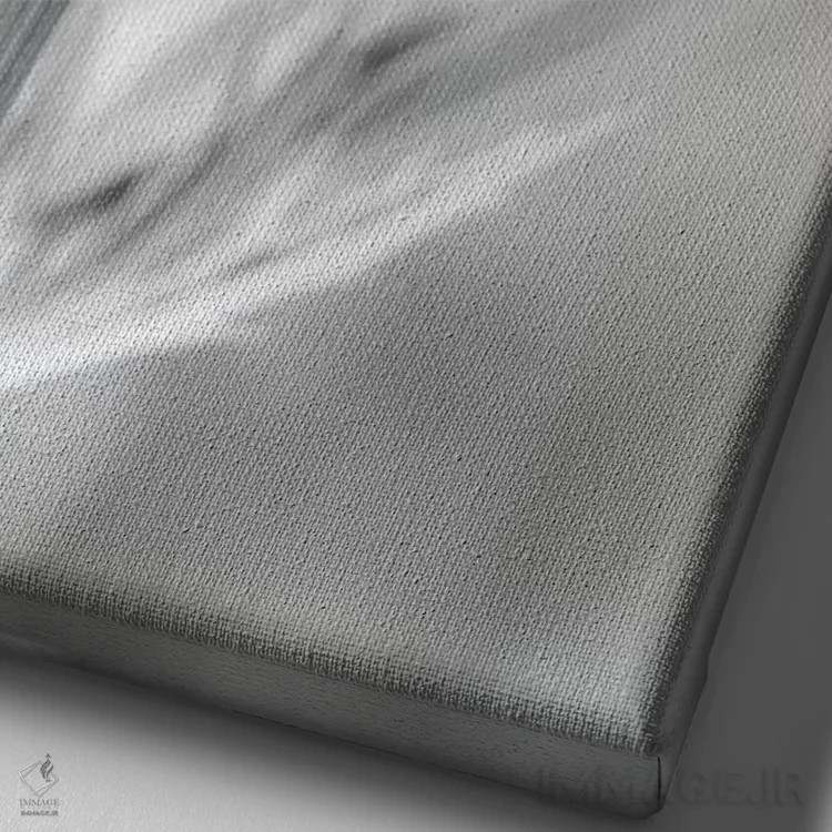 تابلو دکوراتیو گل خولای دریایی آلپی اثر آلیسون فنل - نمای نزدیک بافت بوم