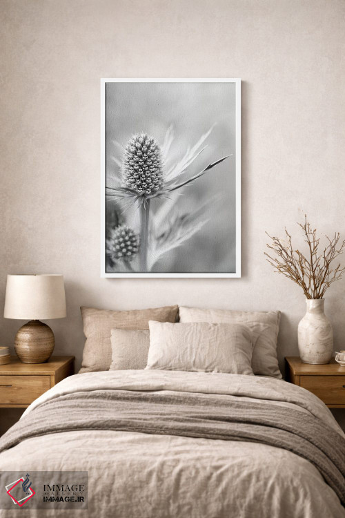 تابلو دکوراتیو گل خولای دریایی آلپی اثر آلیسون فنل - D1W