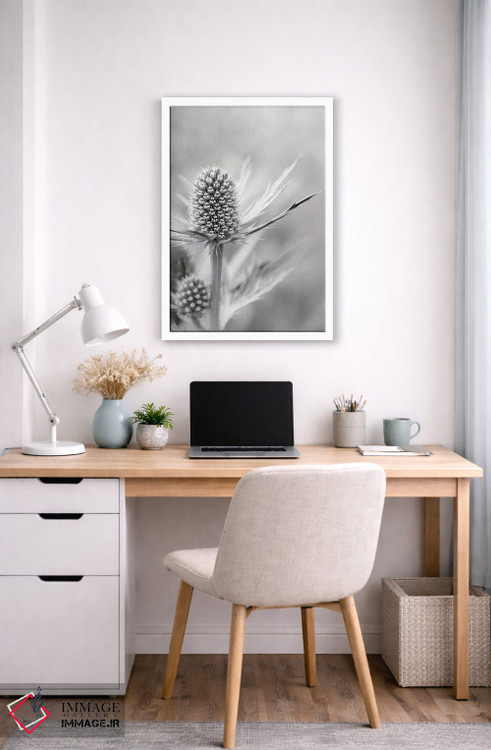 تابلو دکوراتیو گل خولای دریایی آلپی اثر آلیسون فنل - D4W