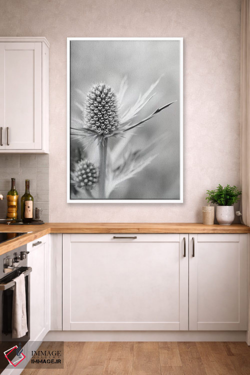 تابلو دکوراتیو گل خولای دریایی آلپی اثر آلیسون فنل - D3W