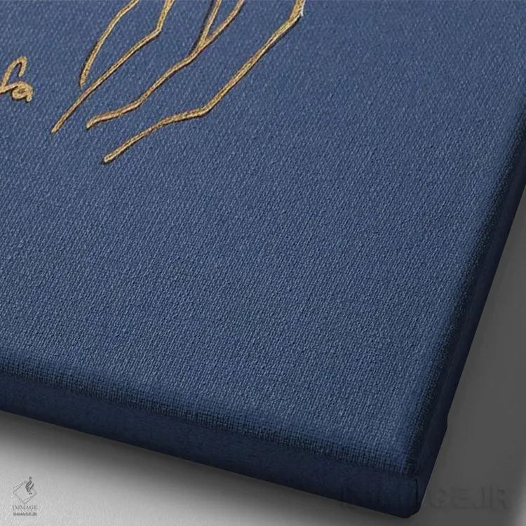 تابلو دکوراتیو پیتبول تریر اثر فافا کورولوا - نمای نزدیک بافت بوم