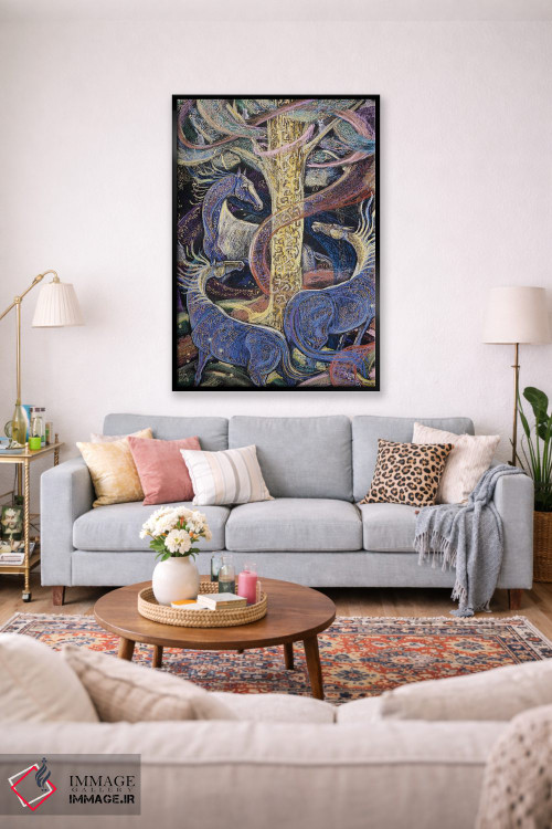 تابلو دکوراتیو درخت جادویی اثر فافا کورولوا - D1B