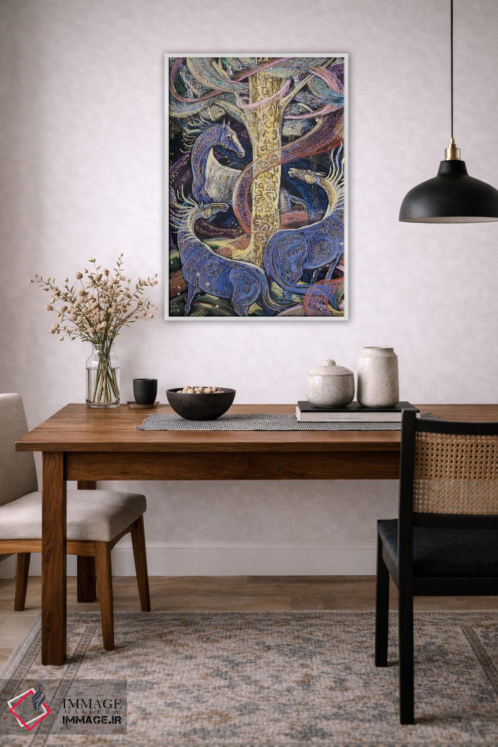 تابلو دکوراتیو درخت جادویی اثر فافا کورولوا - D3W